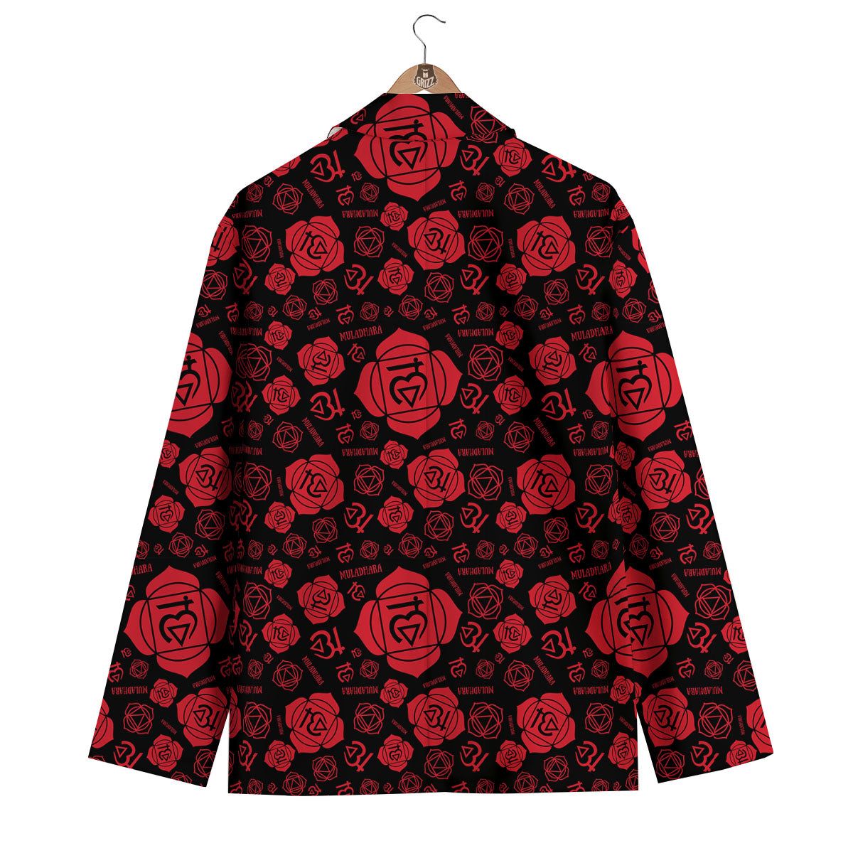 Chakra Muladhara Chakra Pattern Men's Blazer-grizzshop