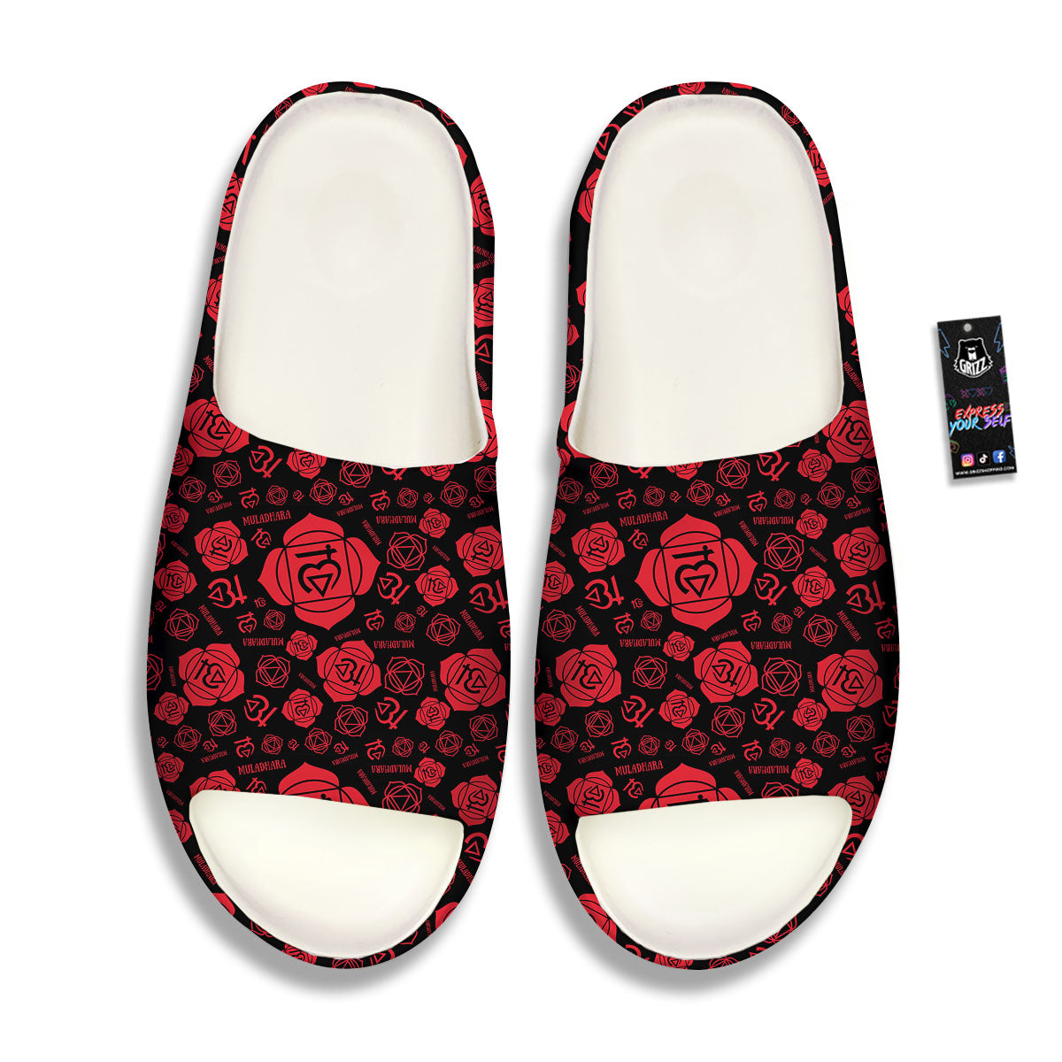 Chakra Muladhara Chakra Pattern Sandals-grizzshop