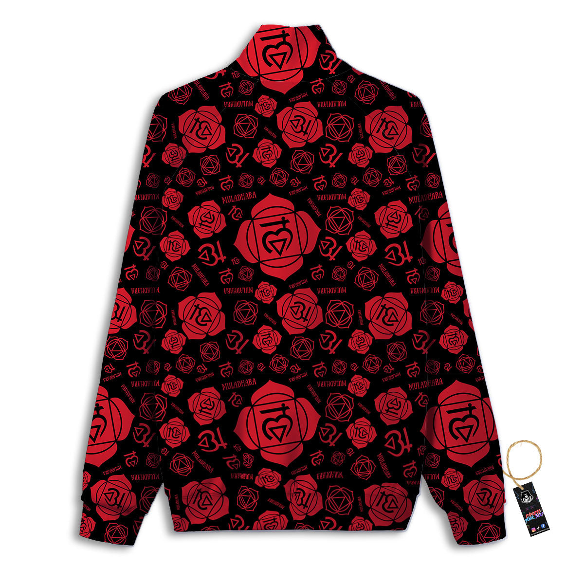 Chakra Muladhara Chakra Pattern Track Jacket-grizzshop