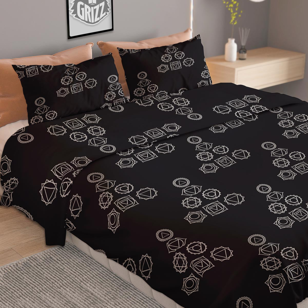 Butterfly Blue Watercolor Print Pattern Duvet Cover Bedding Set