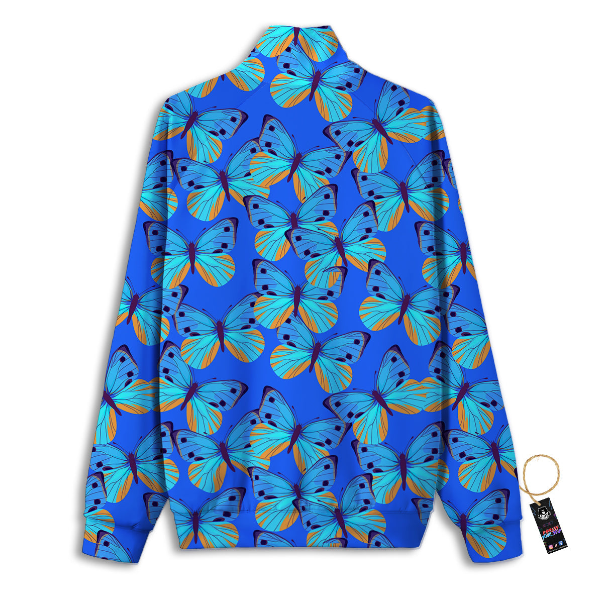 Chakra Sahasrara Print Pattern Track Jacket-grizzshop
