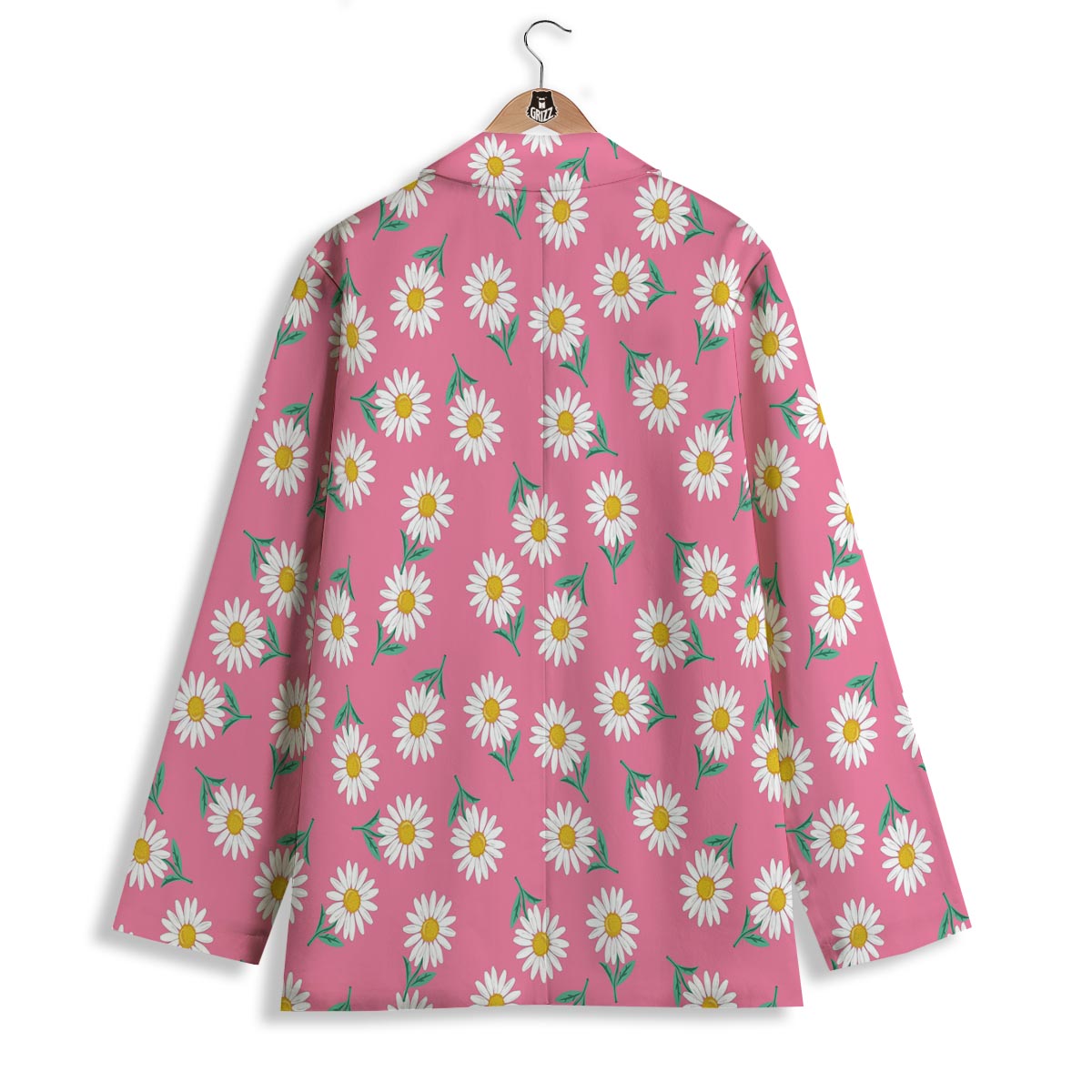 Chamomile Sunflower Print Pattern Women's Blazer-grizzshop