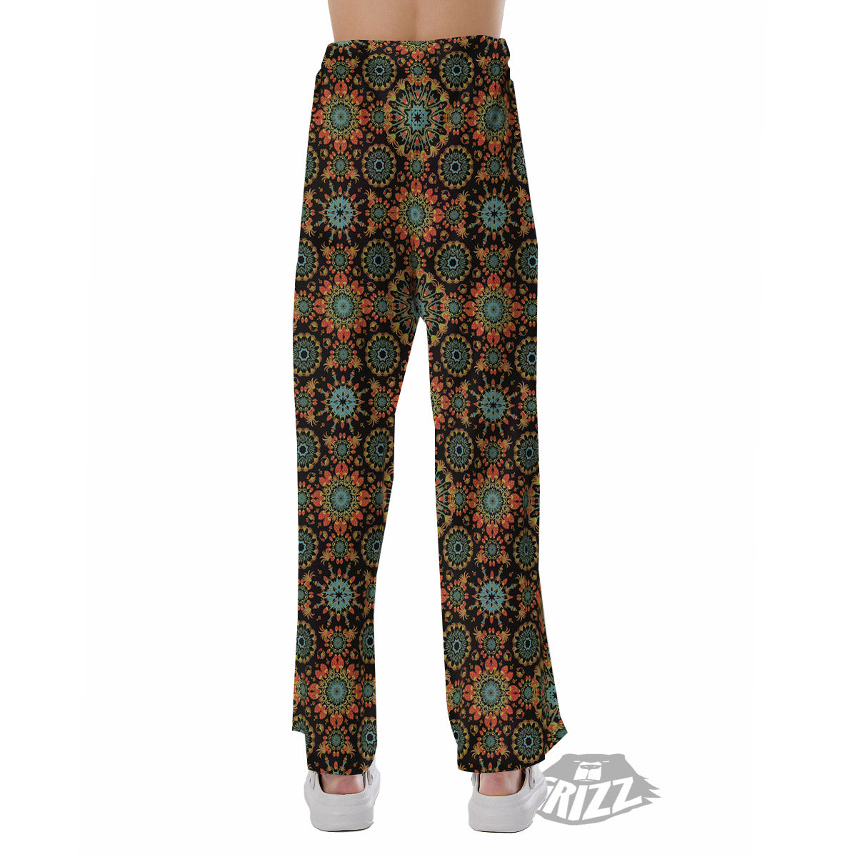 Chaotic Boho Print Pattern Pajama Pants-grizzshop