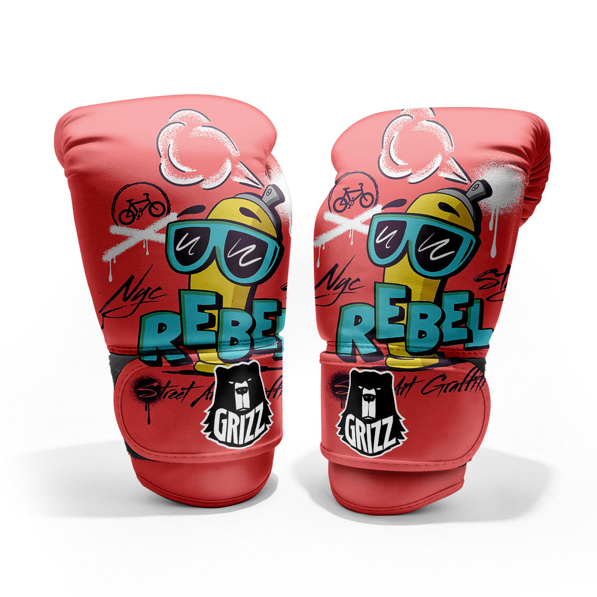 Characters Graffiti Cartoon Print Pro Boxing Glove