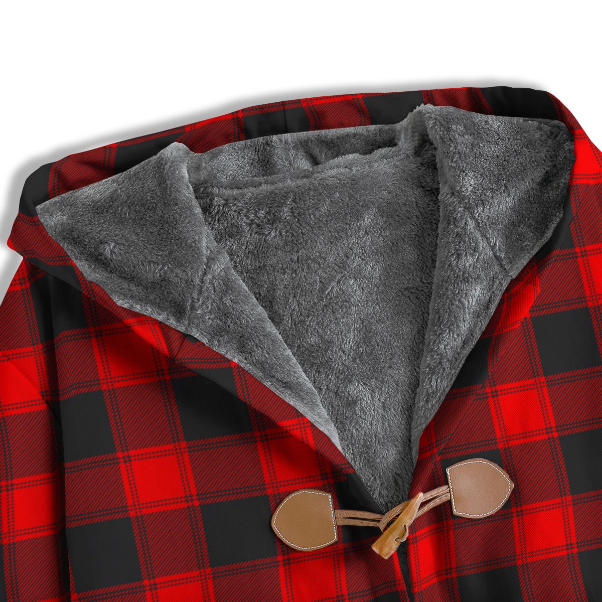 Check Black And Red Print Pattern Men's Windbreaker Jacket-grizzshop