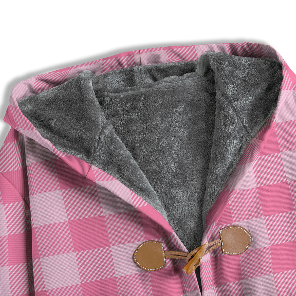 Check Pink Print Pattern Men's Windbreaker Jacket-grizzshop