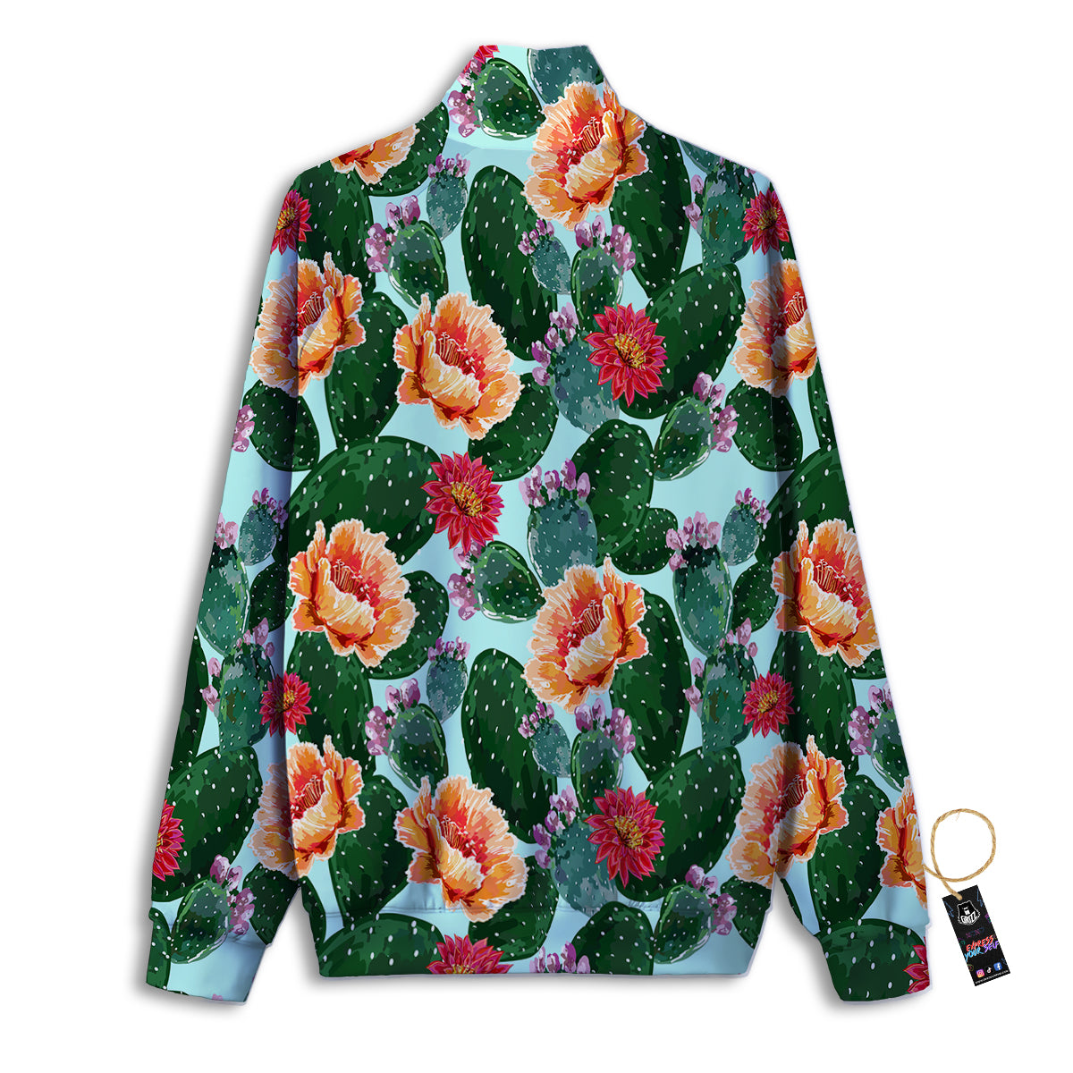 Check White And Red Print Pattern Track Jacket-grizzshop