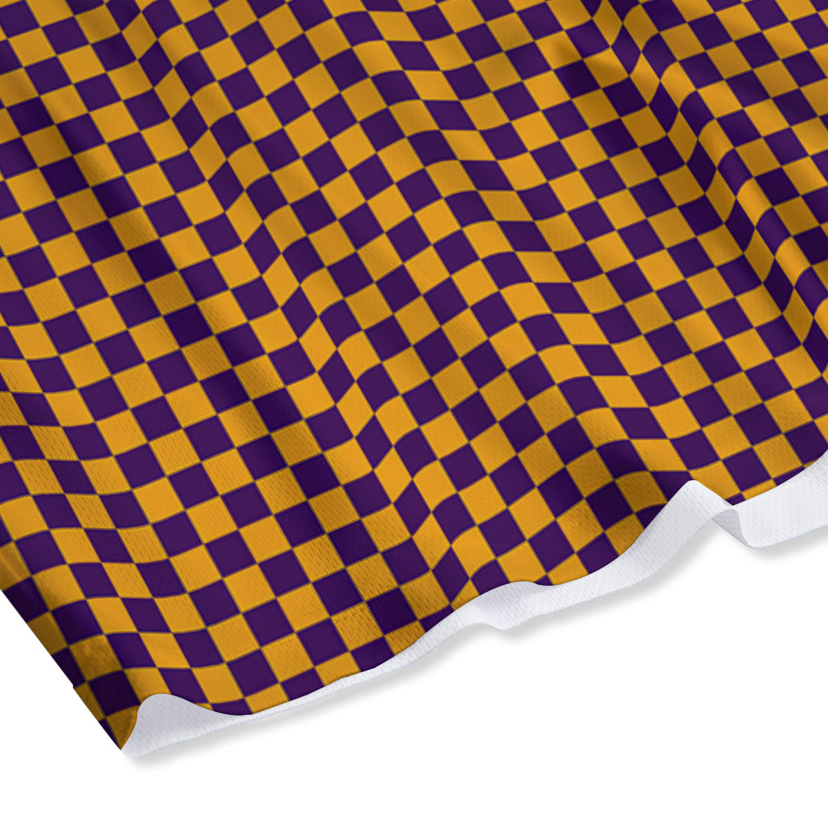 Checked Halloween Print Pattern Mesh Shorts