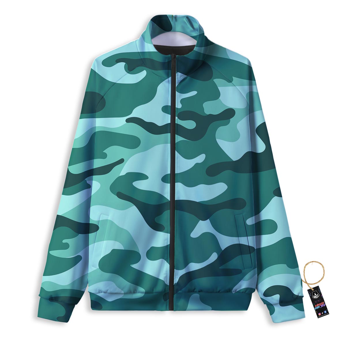 Checkered Yellow And Red Print Pattern Track Jacket-grizzshop