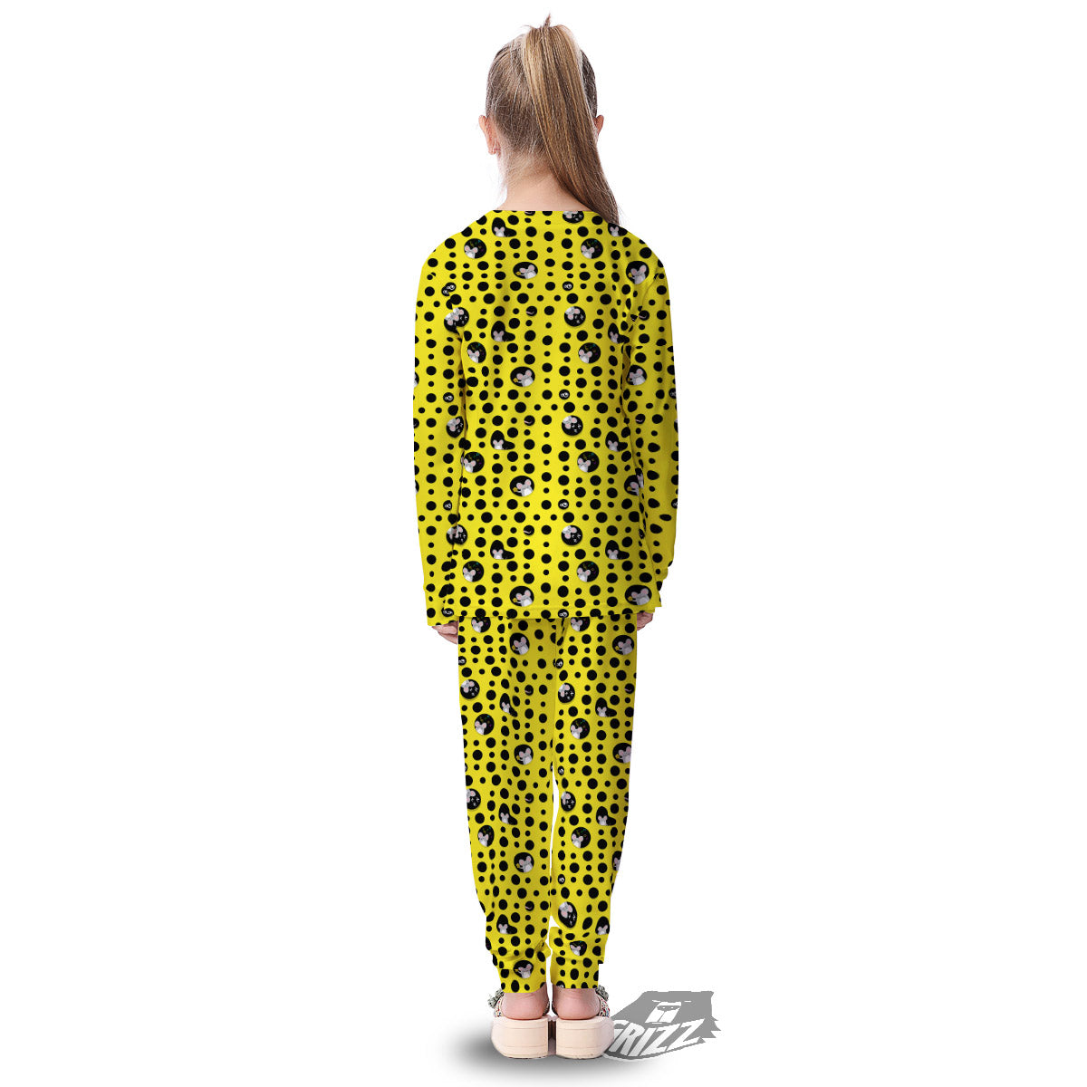 Cheese Cartoon Print Pattern Kid's Pajamas-grizzshop
