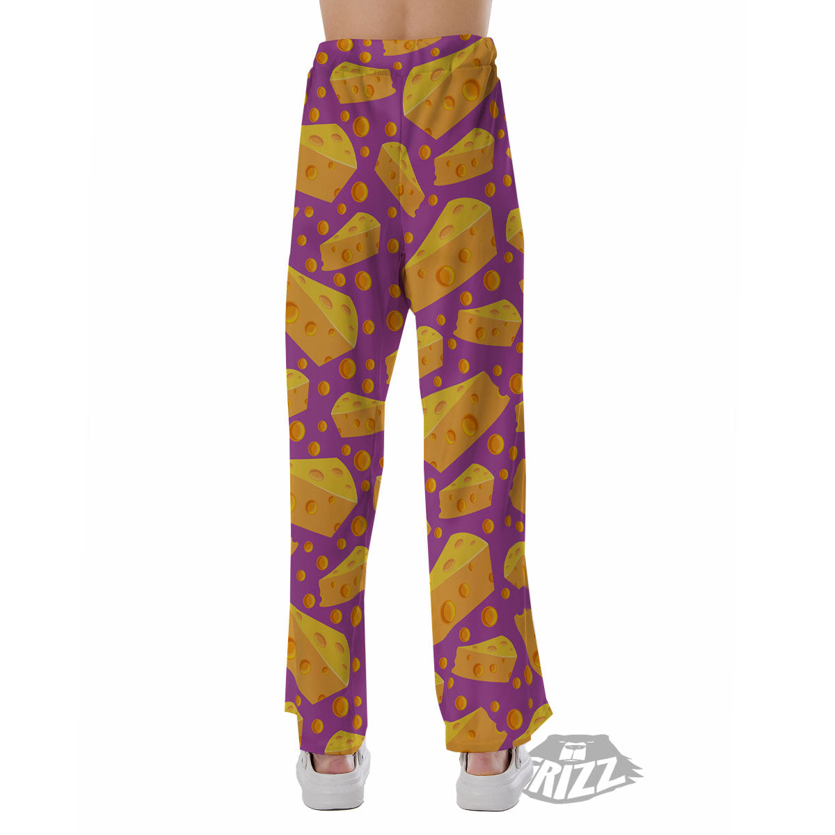 Cheese Holes And Purple Print Pattern Pajama Pants-grizzshop