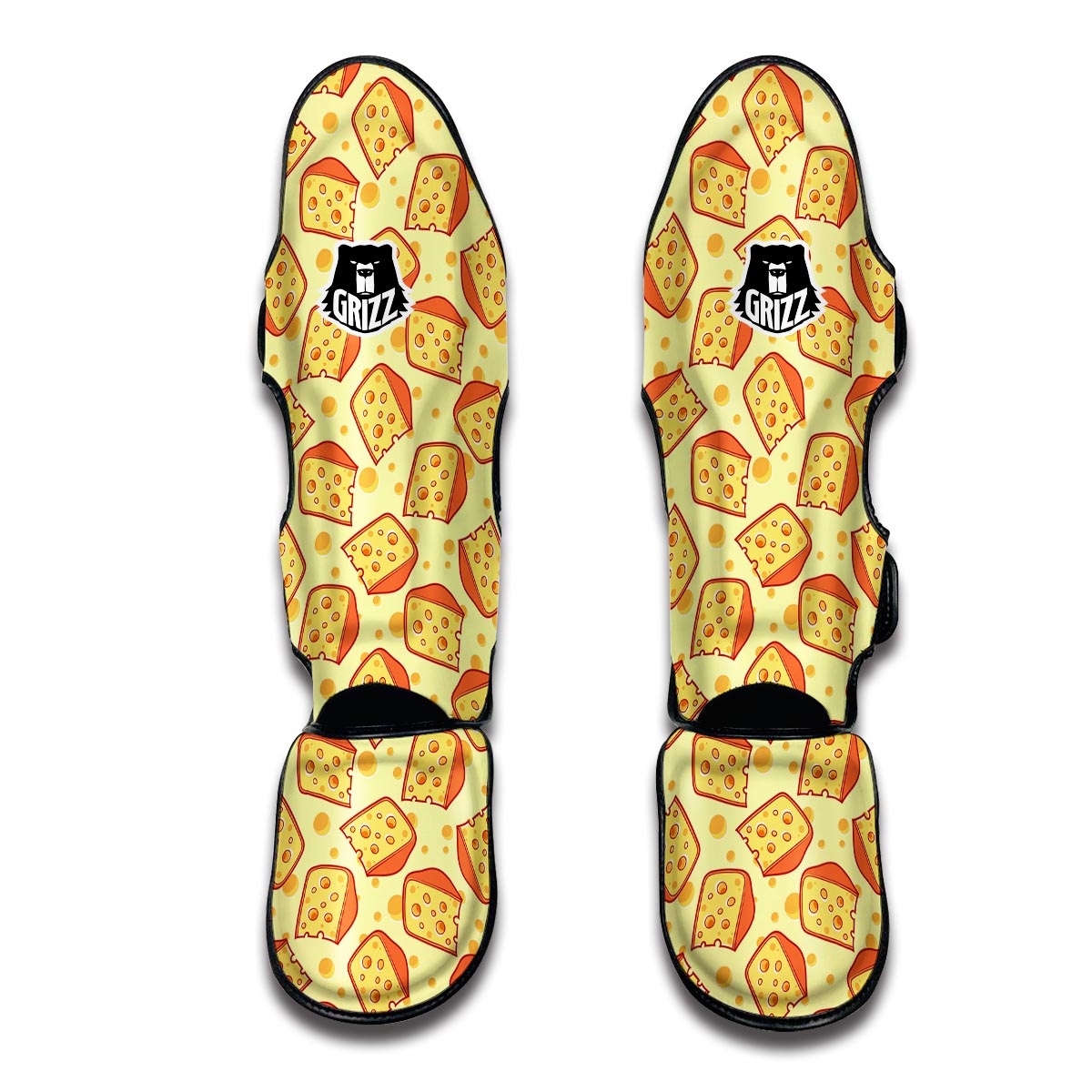 Cherry Watercolor Print Pattern Muay Thai Shin Guards