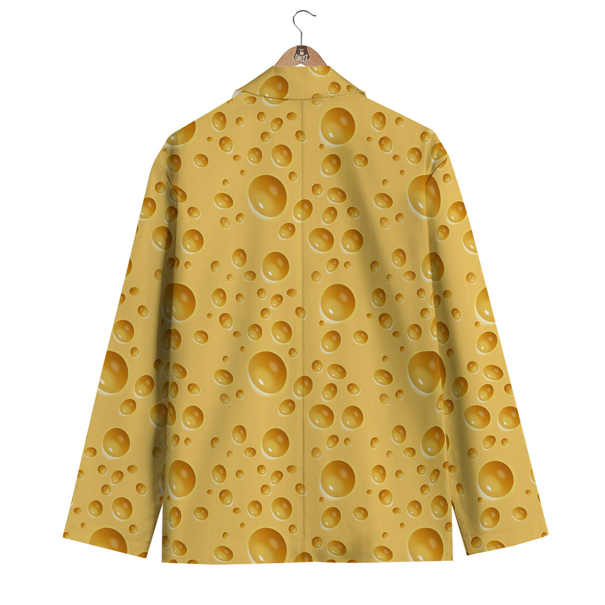 Cheese Surface Pattern Print Men's Blazer-grizzshop