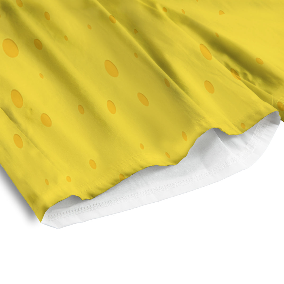 Cheese Yellow Print Pattern Men's Athletic Shorts