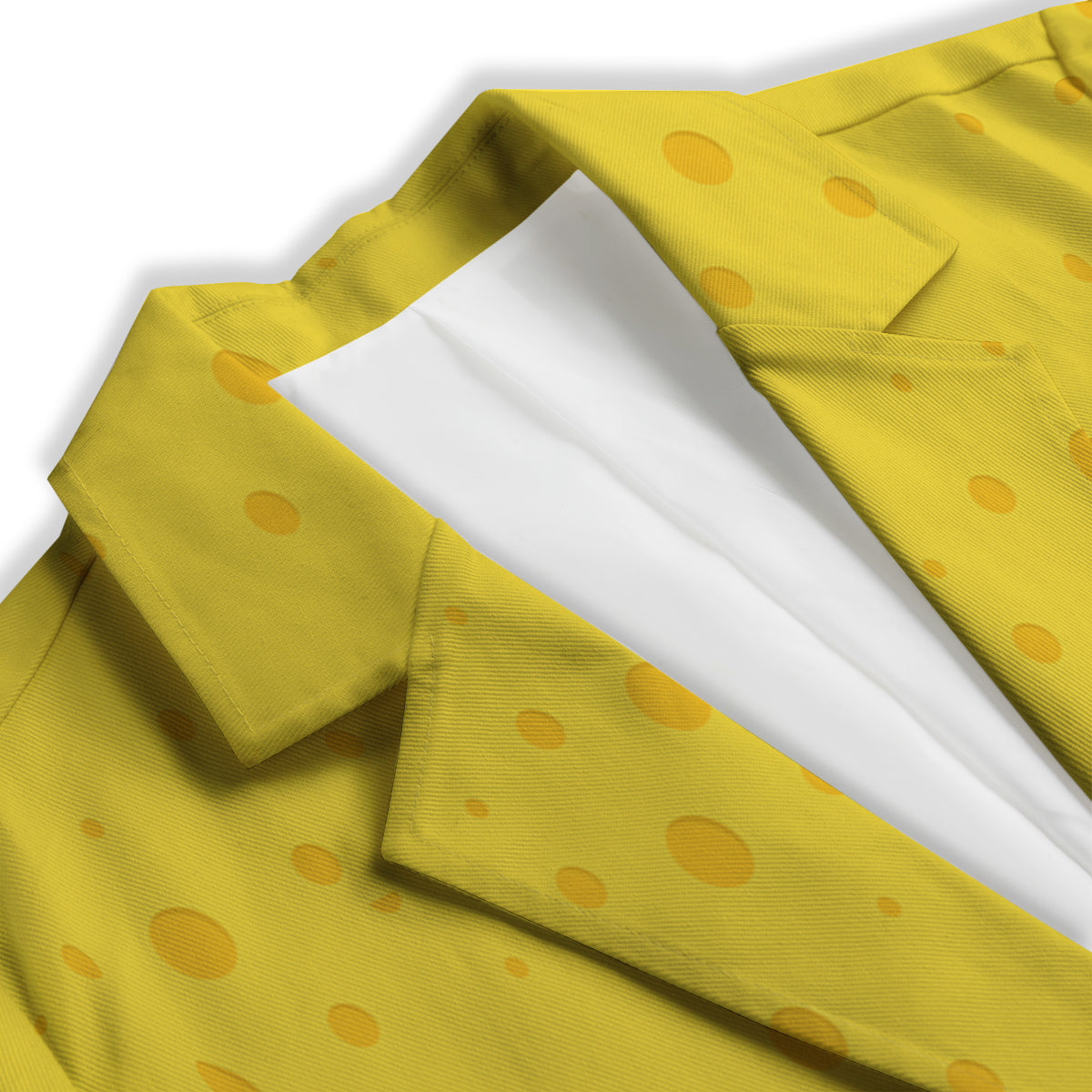 Cheese Yellow Print Pattern Women's Blazer-grizzshop