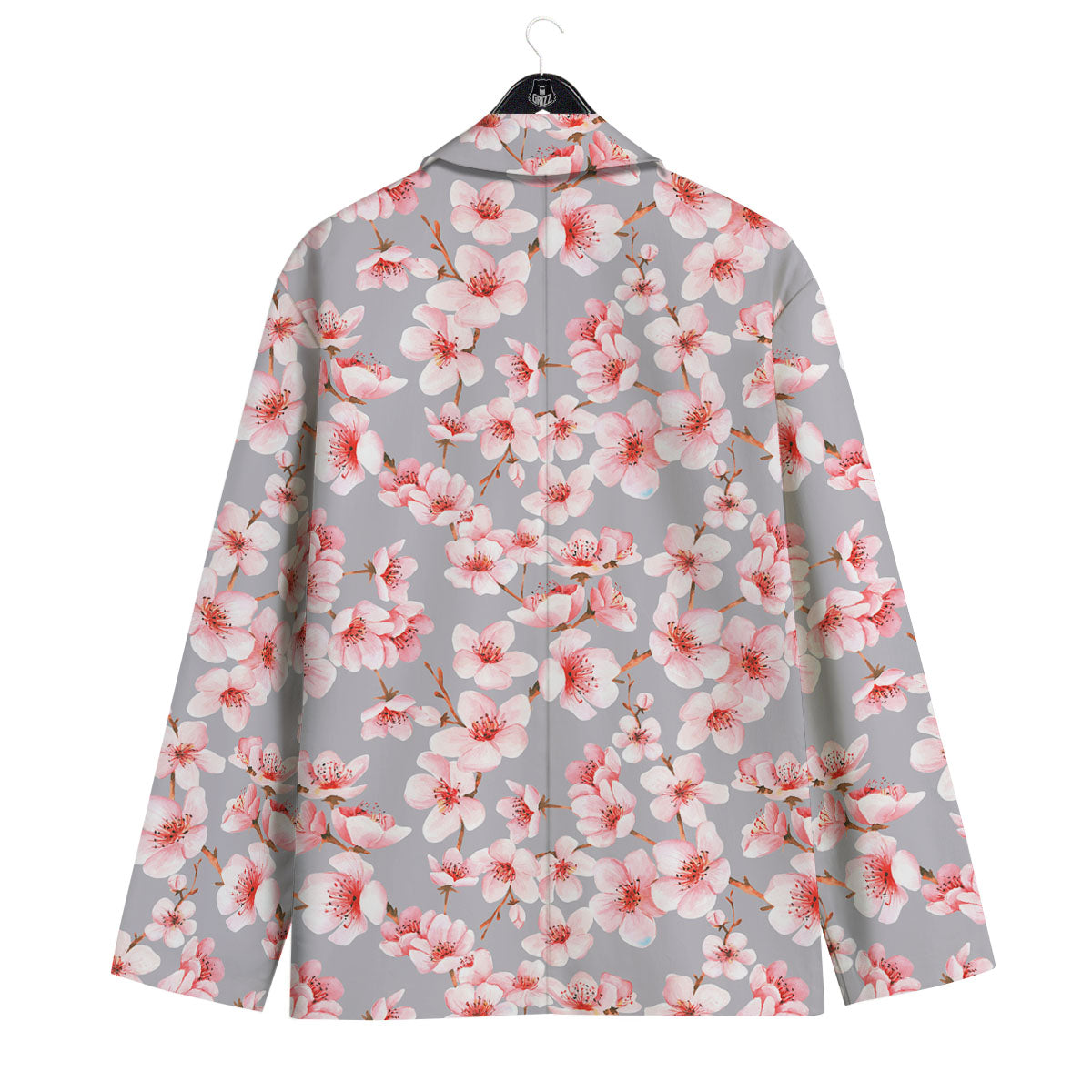 Cherry Blossom Japanese Print Pattern Men's Sport Coat-grizzshop