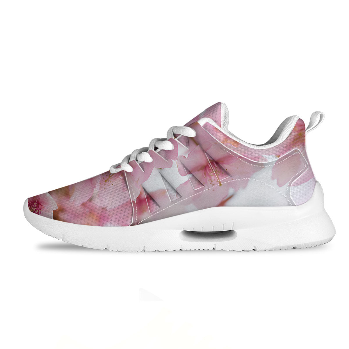 Cherry Blossom Pink Print Tennis Shoes-grizzshop