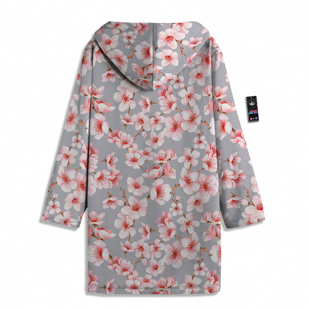 Cherry Blossom Pink Sakura Print Pattern Men's Windbreaker Jacket-grizzshop