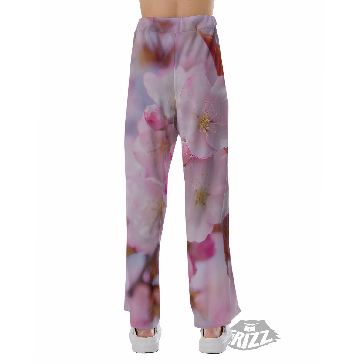 Cherry Blossom Sakura Flower Print Pajama Pants-grizzshop