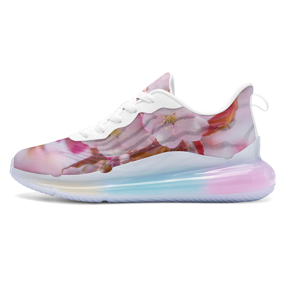 Cherry Blossom Sakura Flower Print Running Sneakers-grizzshop