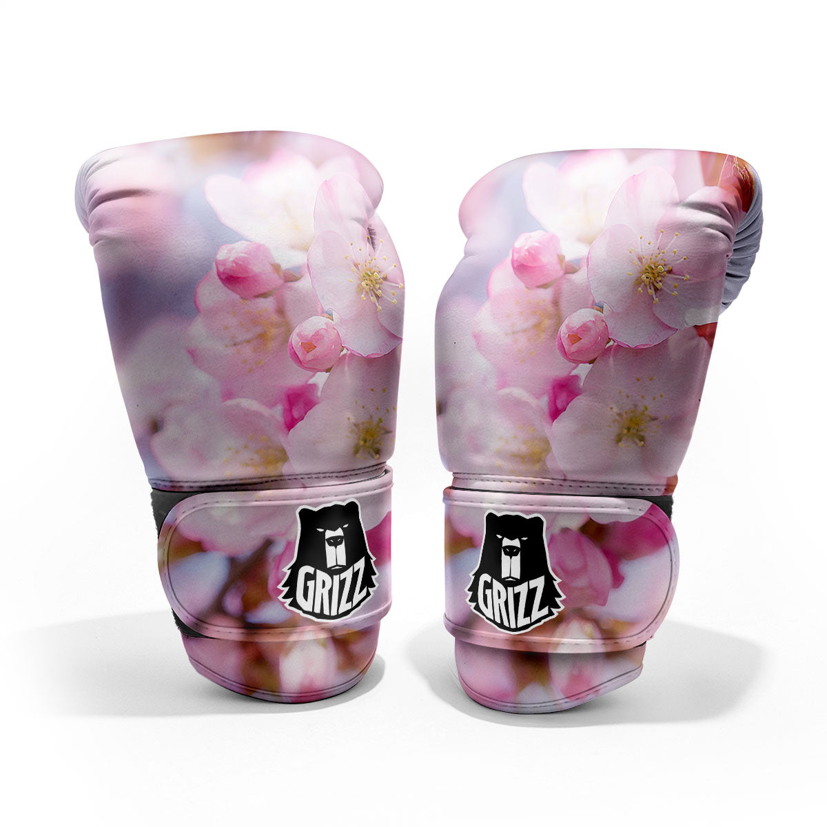 Cherry Blossom Sakura Flower Print Sparring Gloves-grizzshop