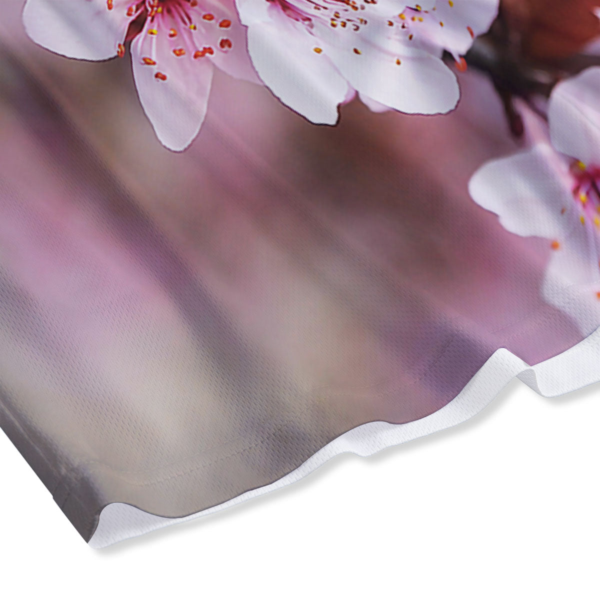Cherry Blossom Sakura Print Mesh Shorts