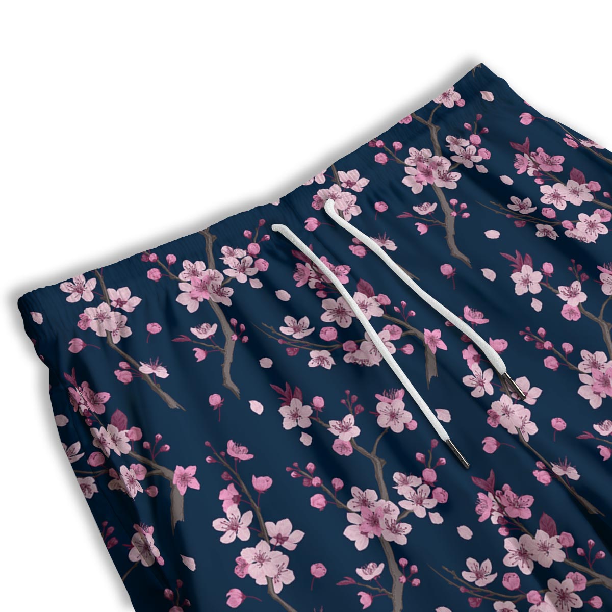 Cherry Blossom Sakura Print Pattern Men's Athletic Shorts
