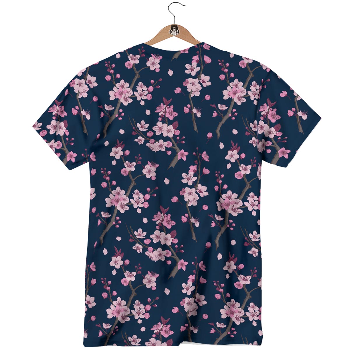 Cherry Blossom Sakura Print Pattern T-Shirt-grizzshop
