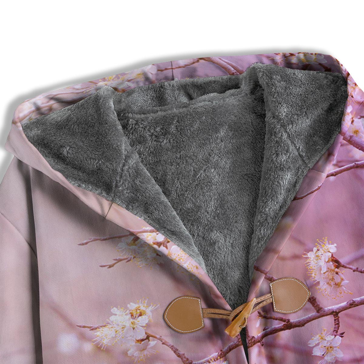 Cherry Blossom Sunrise Japanese Print Men's Windbreaker Jacket-grizzshop