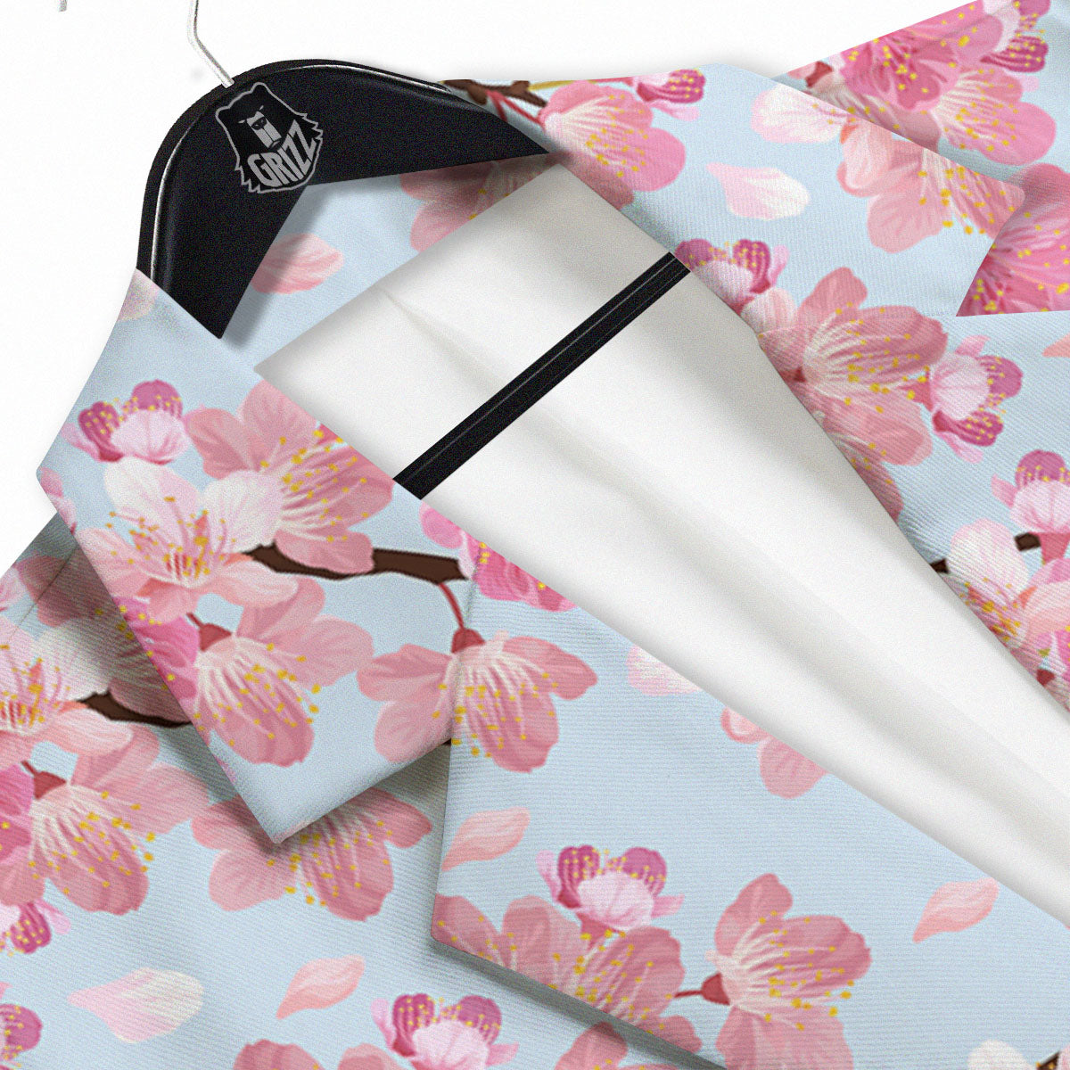 Cherry Blossom Tree Japanese Print Pattern Men's Sport Coat-grizzshop