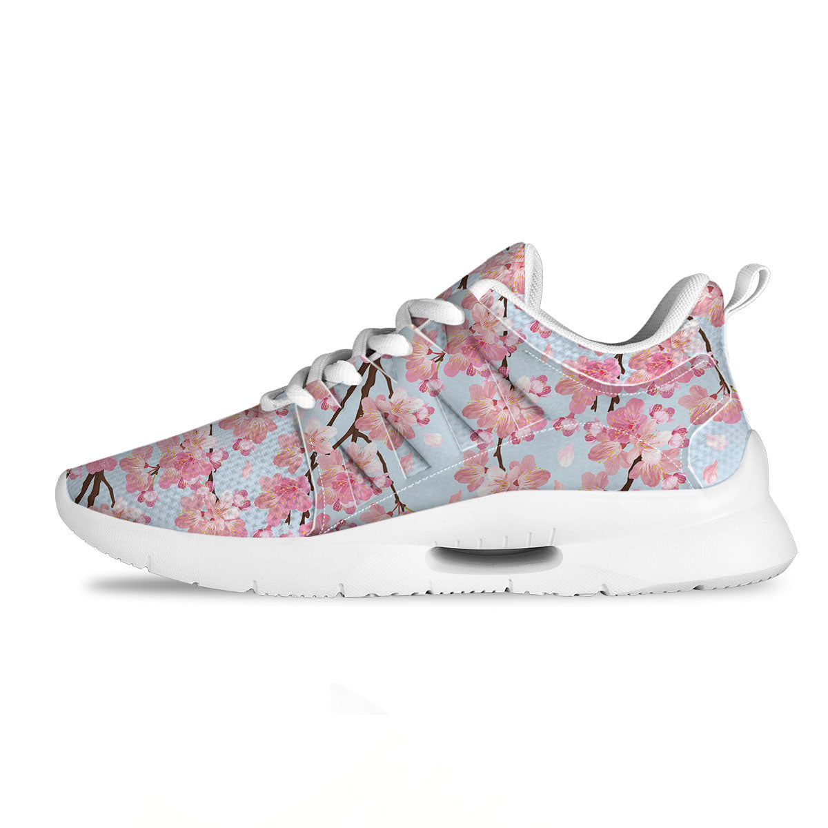 Cherry Blossom Tree Japanese Print Pattern Tennis Shoes-grizzshop