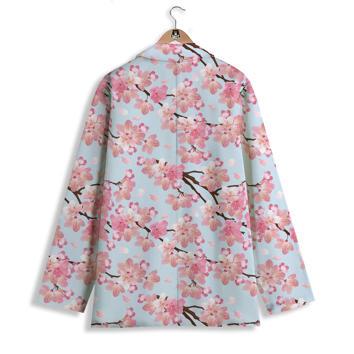Cherry Blossom Tree Japanese Print Pattern Women's Blazer-grizzshop