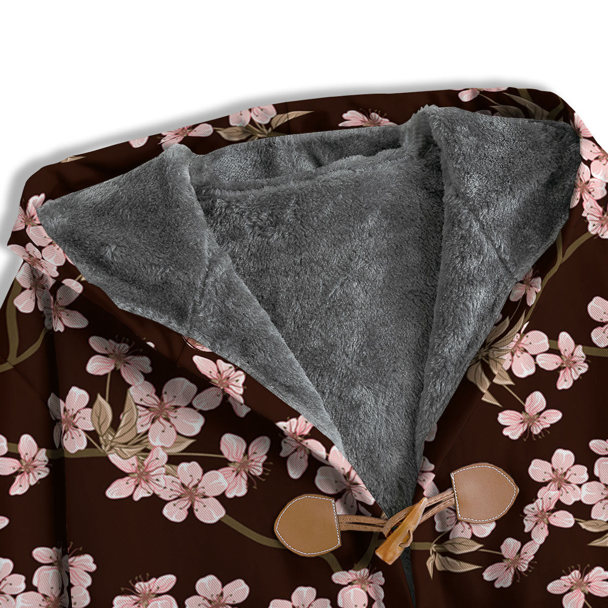 Cherry Blossom Vintage Print Pattern Men's Windbreaker Jacket-grizzshop