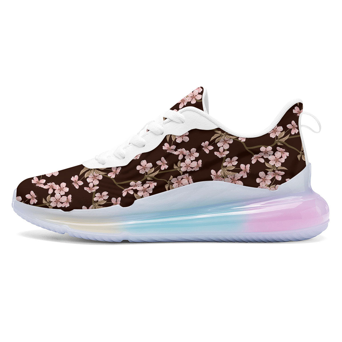 Cherry Blossom Vintage Print Pattern Running Sneakers-grizzshop