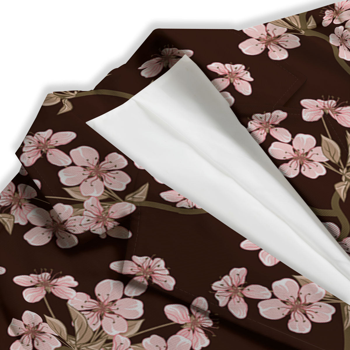 Cherry Blossom Vintage Print Pattern Women's Blazer-grizzshop