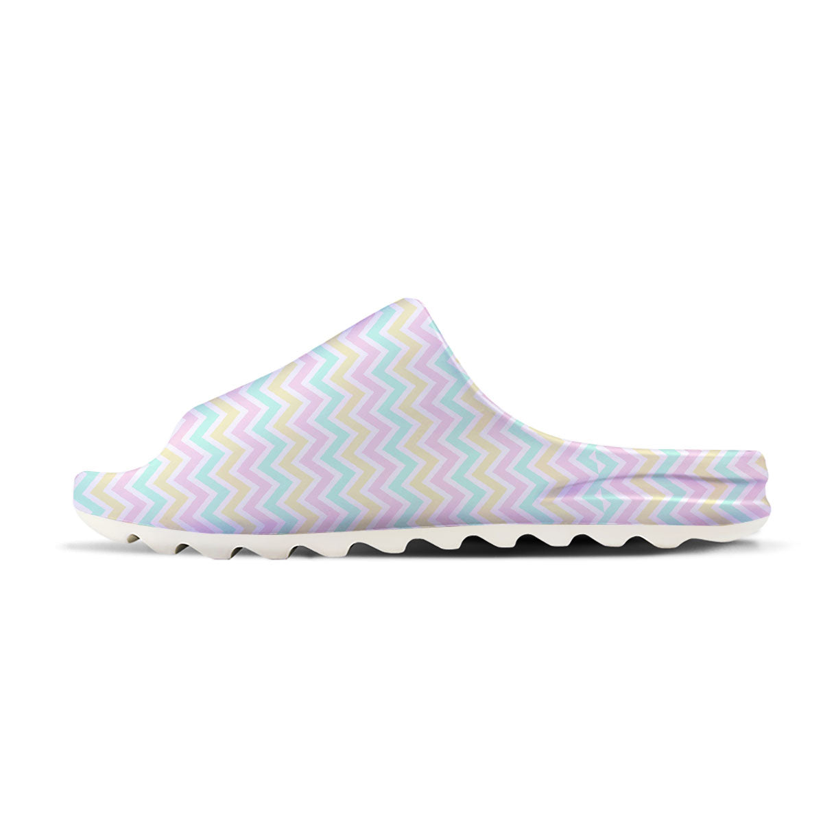 Chevron Pastel Print Pattern Sandals-grizzshop