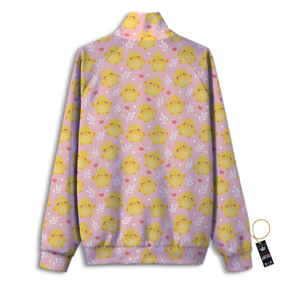 Chicken Cute Print Pattern Track Jacket-grizzshop