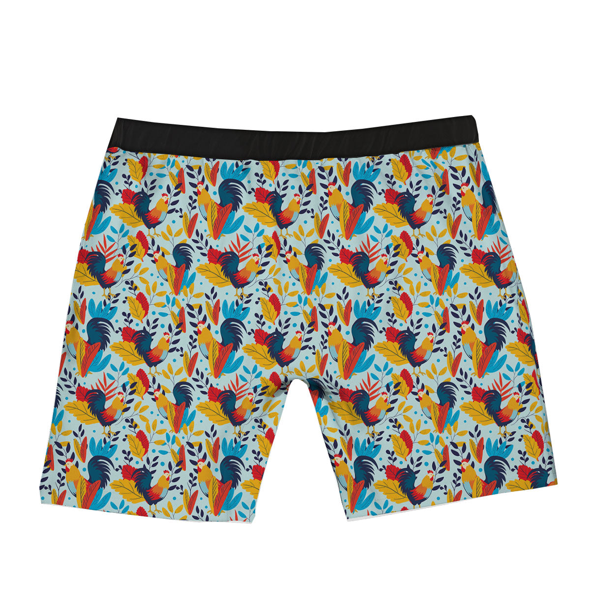 Chicken Exotic Print Pattern Boxer Briefs-grizzshop