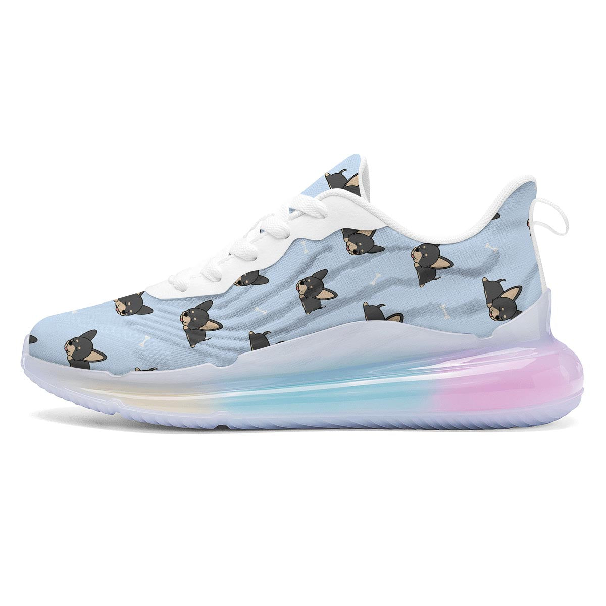 Chihuahua Sleeping Print Pattern Running Sneakers-grizzshop