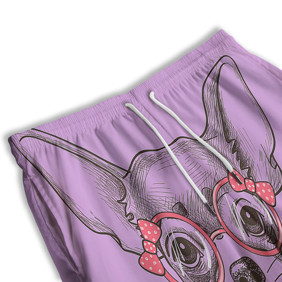 Chain Lightning Print Men's Athletic Shorts