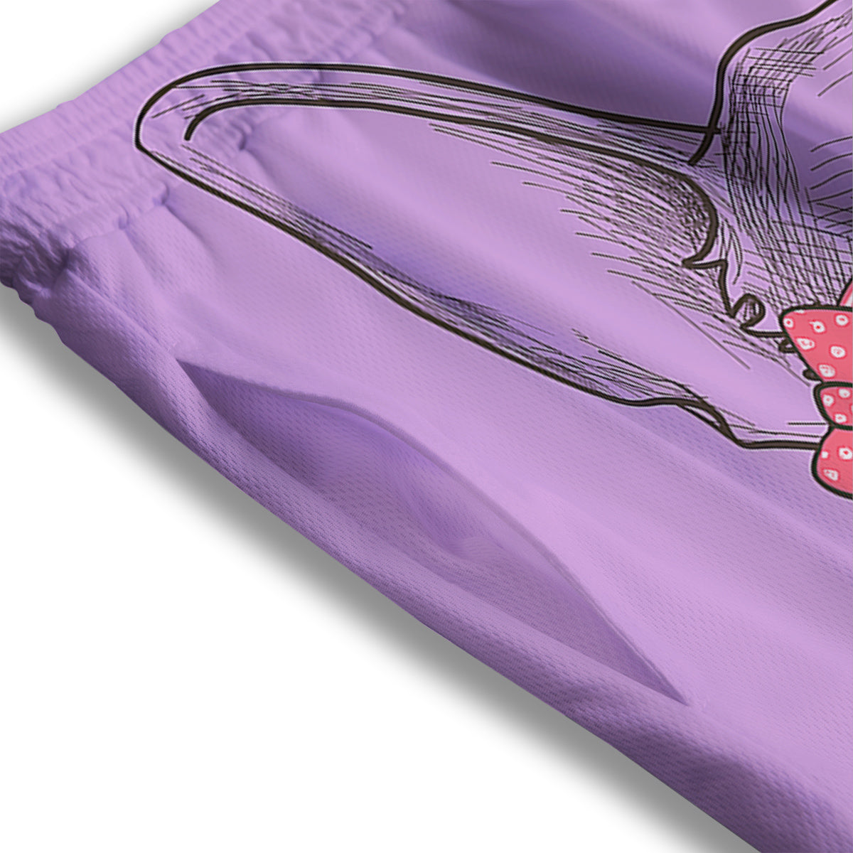 Chihuahua With Glasses Cute Print Mesh Shorts