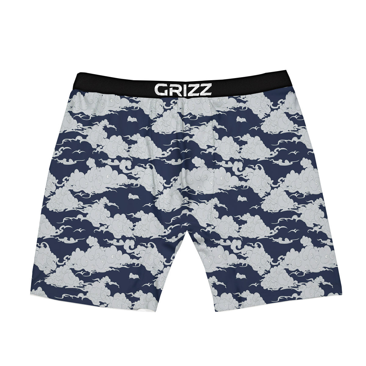 Chinese Cloud Print Pattern Boxer Briefs-grizzshop