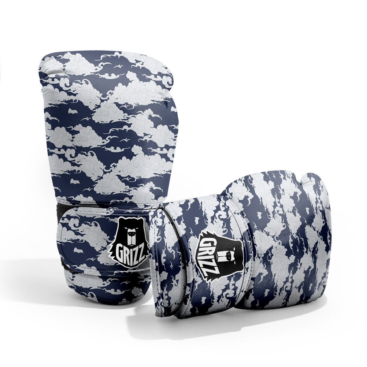 Chinese Cloud Print Pattern Pro Boxing Glove