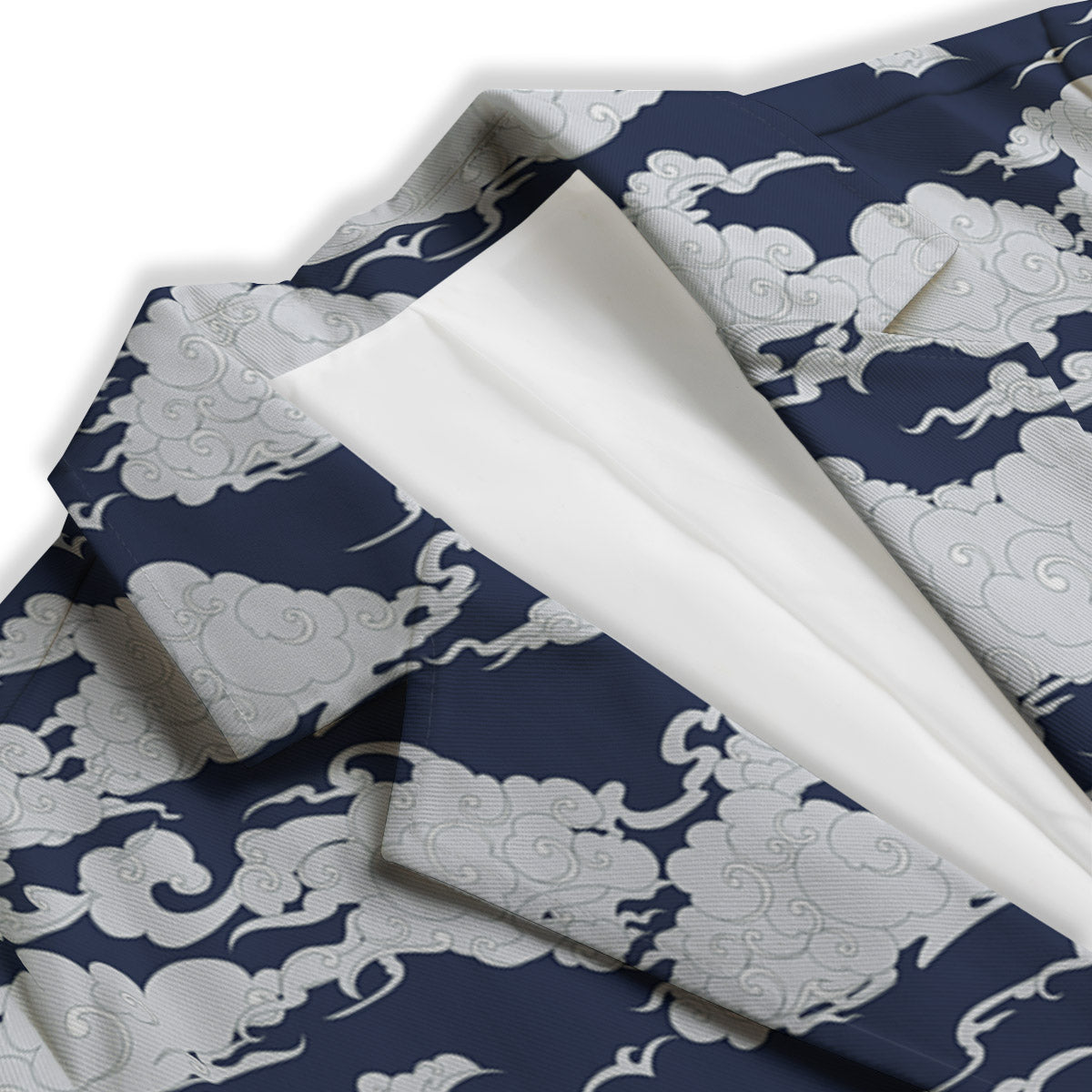 Chinese Cloud Print Pattern Women's Blazer-grizzshop