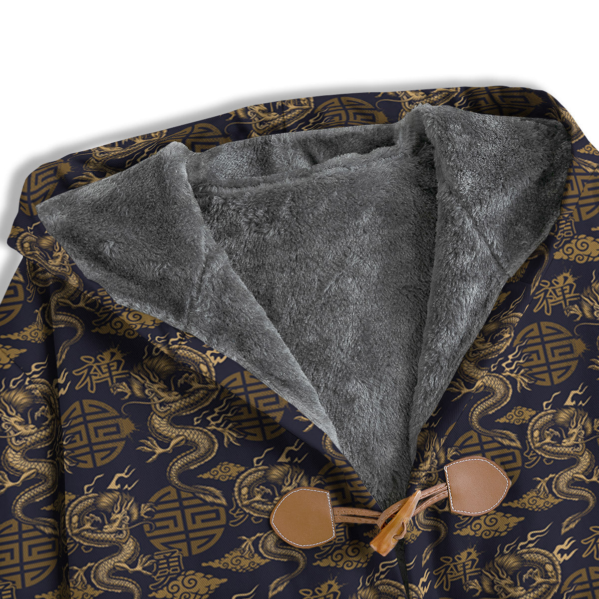 Chinese Dragon Print Pattern Men's Windbreaker Jacket-grizzshop