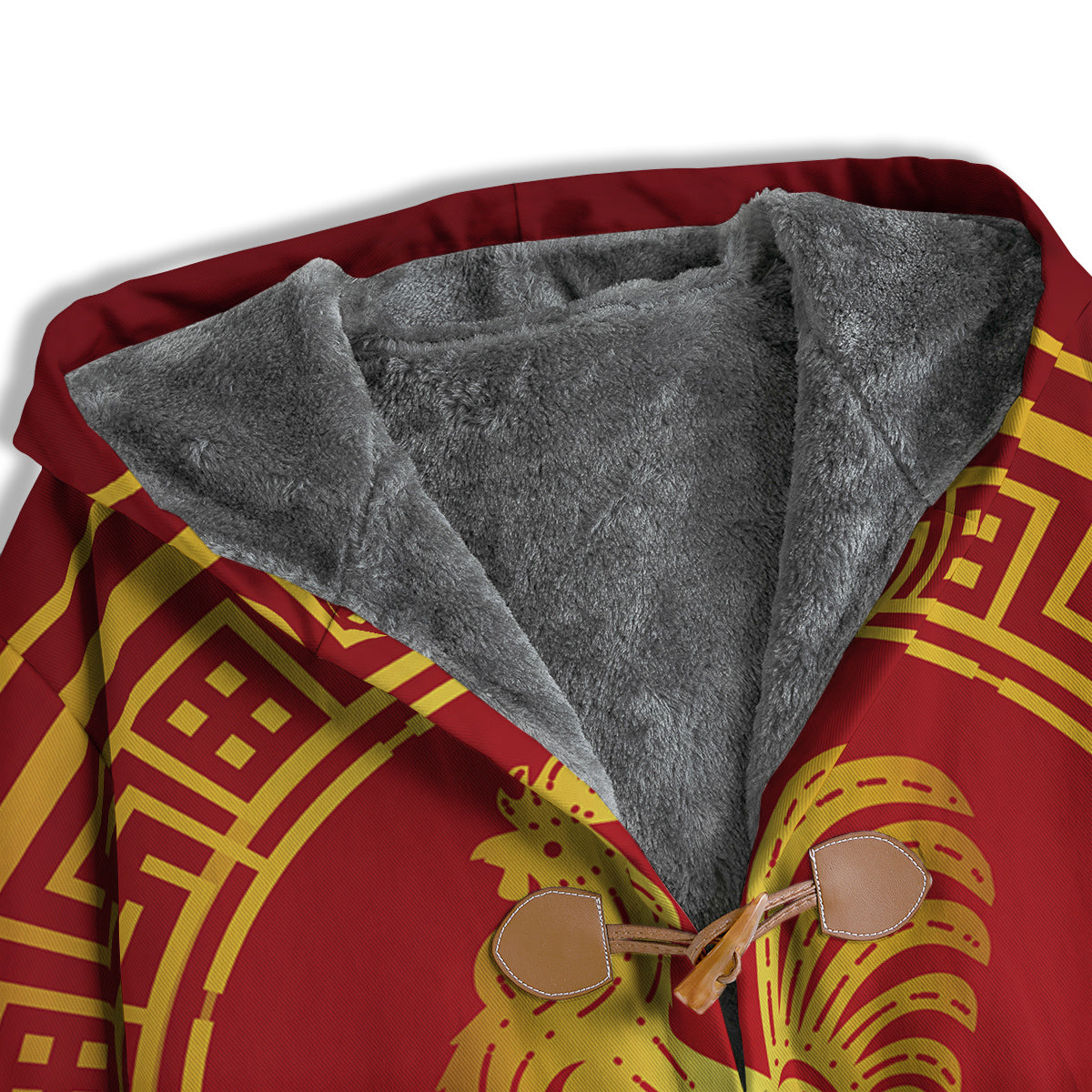 Chinese New Year Rooster Print Men's Windbreaker Jacket-grizzshop