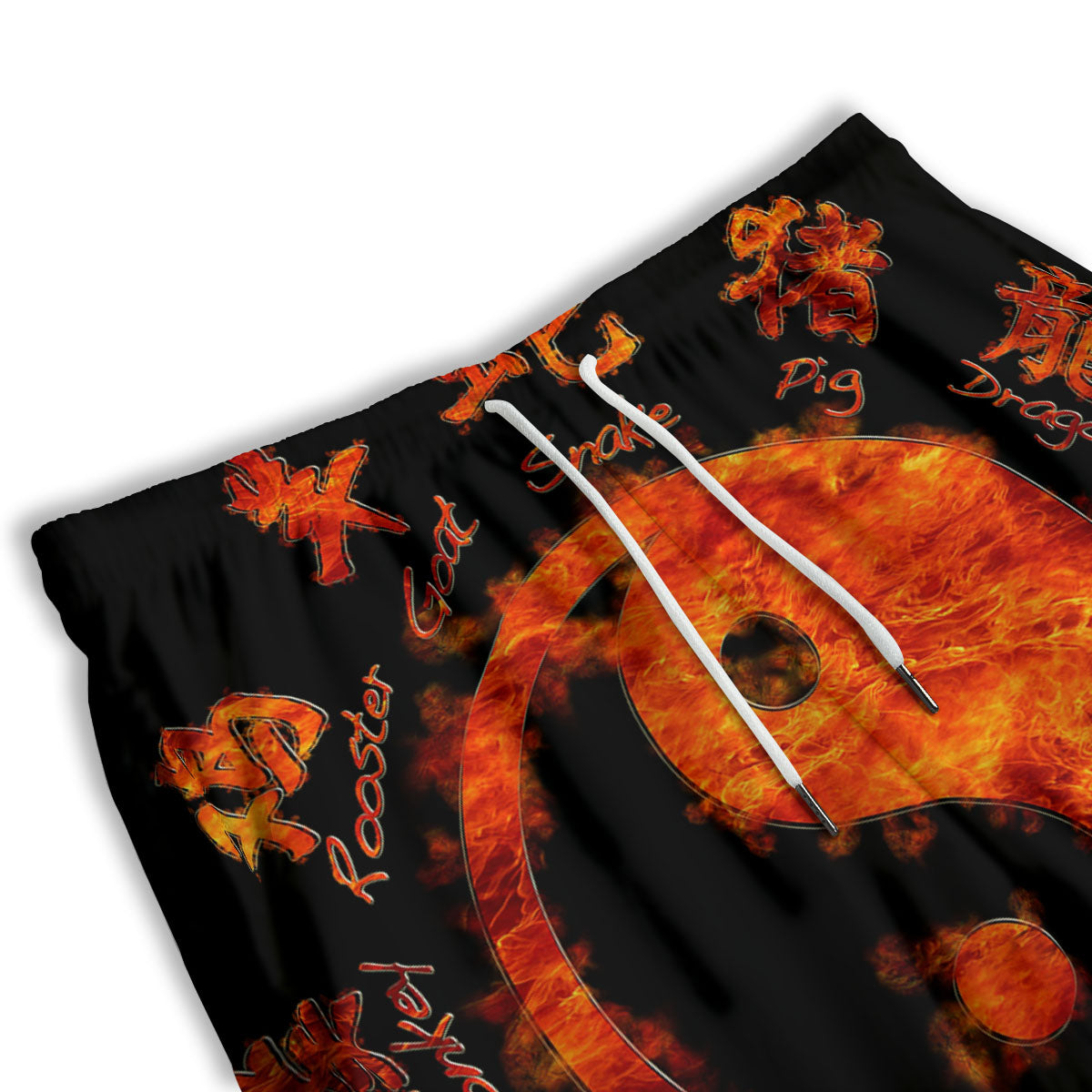 Chakra Manipura Mandala Print Men's Athletic Shorts