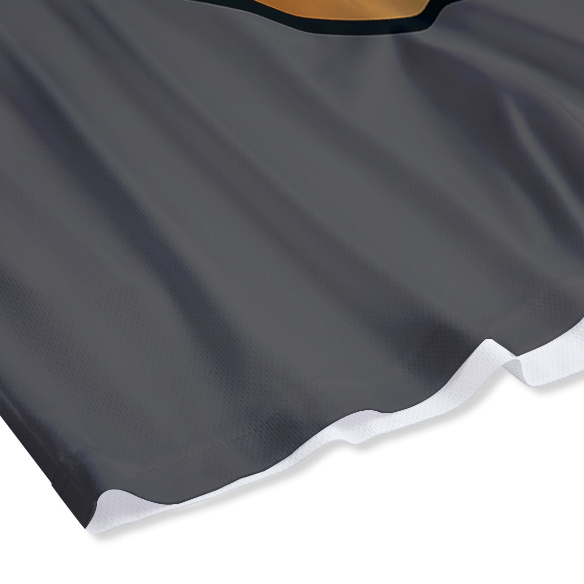 Chinese Zodiac Gold And Green Print Mesh Shorts