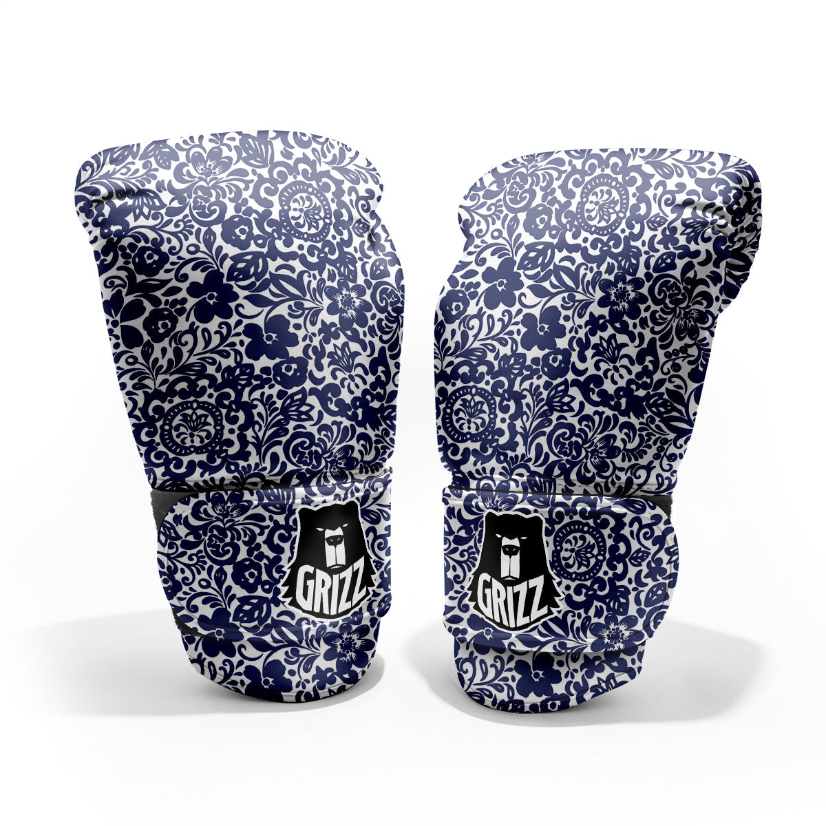 Chintz Floral Print Pattern Pro Boxing Glove