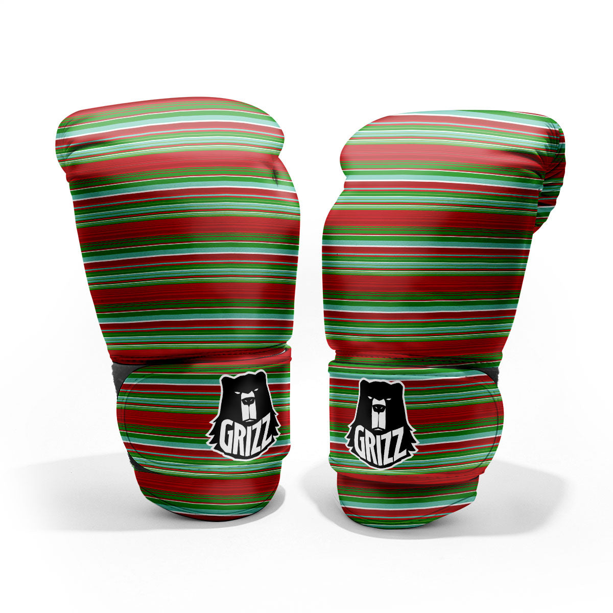 Chirstmas Serape Ethnic Mexican Print Pattern Pro Boxing Glove